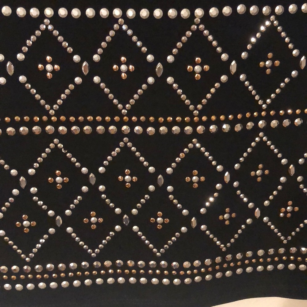 WHBM Black Dress Gold & Silver Embroidering - Picture 3 of 7